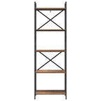 Bücherregal Altholz 56 x 34 x 171 cm Holzwerkstoff