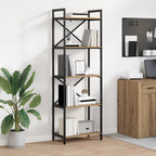 Bücherregal Artisan-Eiche 56 x 34 x 171 cm Holzwerkstoff