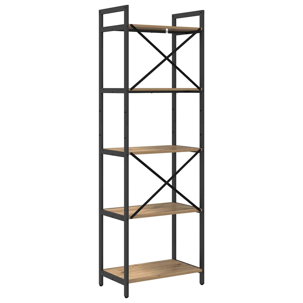 Bücherregal Artisan-Eiche 56 x 34 x 171 cm Holzwerkstoff