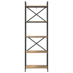 Bücherregal Artisan-Eiche 56 x 34 x 171 cm Holzwerkstoff