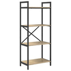 Bücherregal Sonoma-Eiche 56 x 34 x 133,5 cm Holzwerkstoff