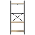 Bücherregal Sonoma-Eiche 56 x 34 x 133,5 cm Holzwerkstoff