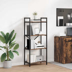 Bücherregal Geräucherte Eiche 56 x 34 x 133,5 cm Holzwerkstoff