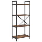 Bücherregal Geräucherte Eiche 56 x 34 x 133,5 cm Holzwerkstoff