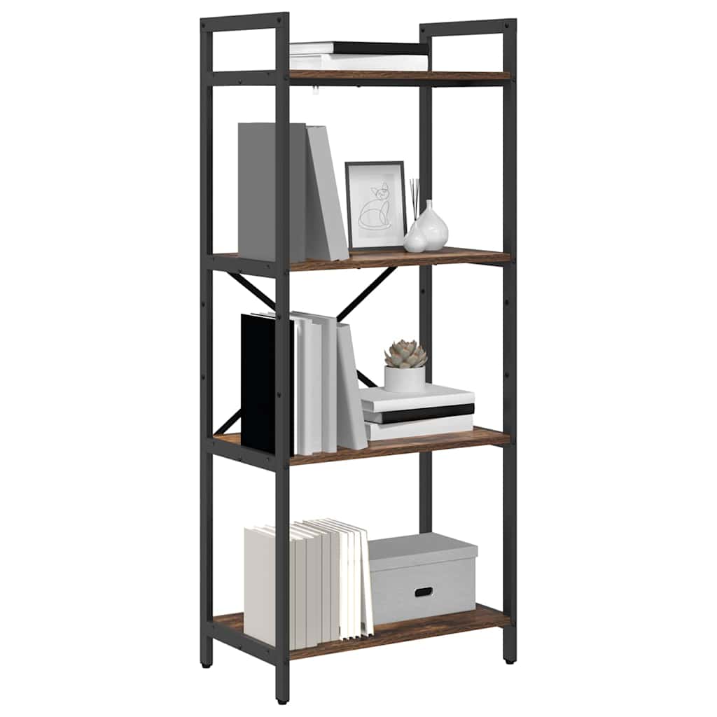 Bücherregal Geräucherte Eiche 56 x 34 x 133,5 cm Holzwerkstoff
