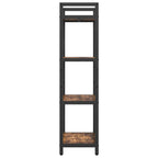 Bücherregal Geräucherte Eiche 56 x 34 x 133,5 cm Holzwerkstoff