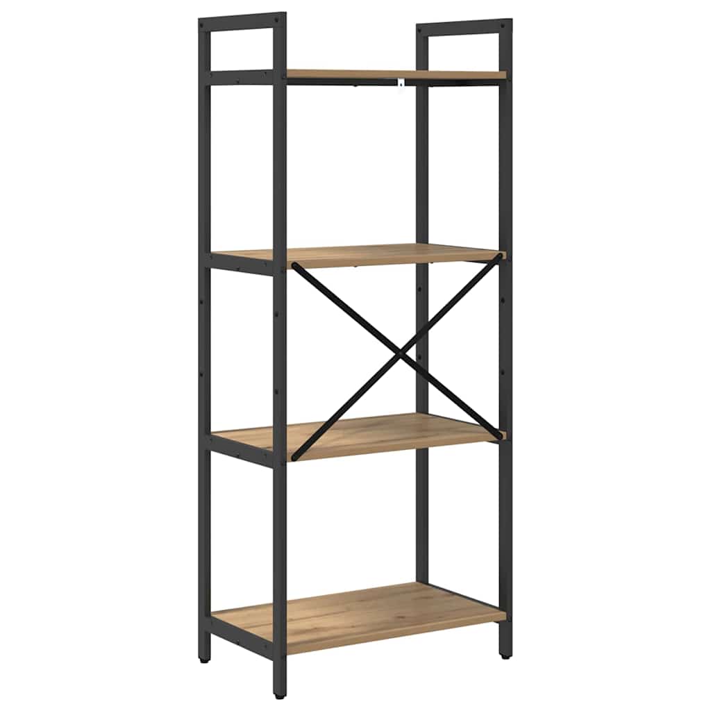 Bücherregal Artisan-Eiche 56 x 34 x 133,5 cm Holzwerkstoff