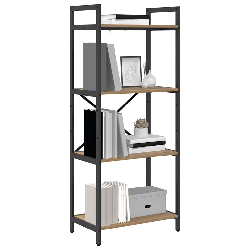 Bücherregal Artisan-Eiche 56 x 34 x 133,5 cm Holzwerkstoff