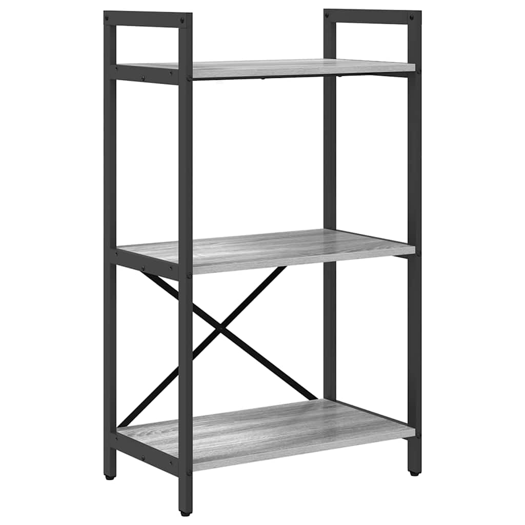 Bücherregal Graues Sonoma 56 x 34 x 96 cm Holzwerkstoff
