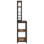 Küchenregal Geräucherte Eiche 80 x 40 x 168 cm Holzwerkstoff