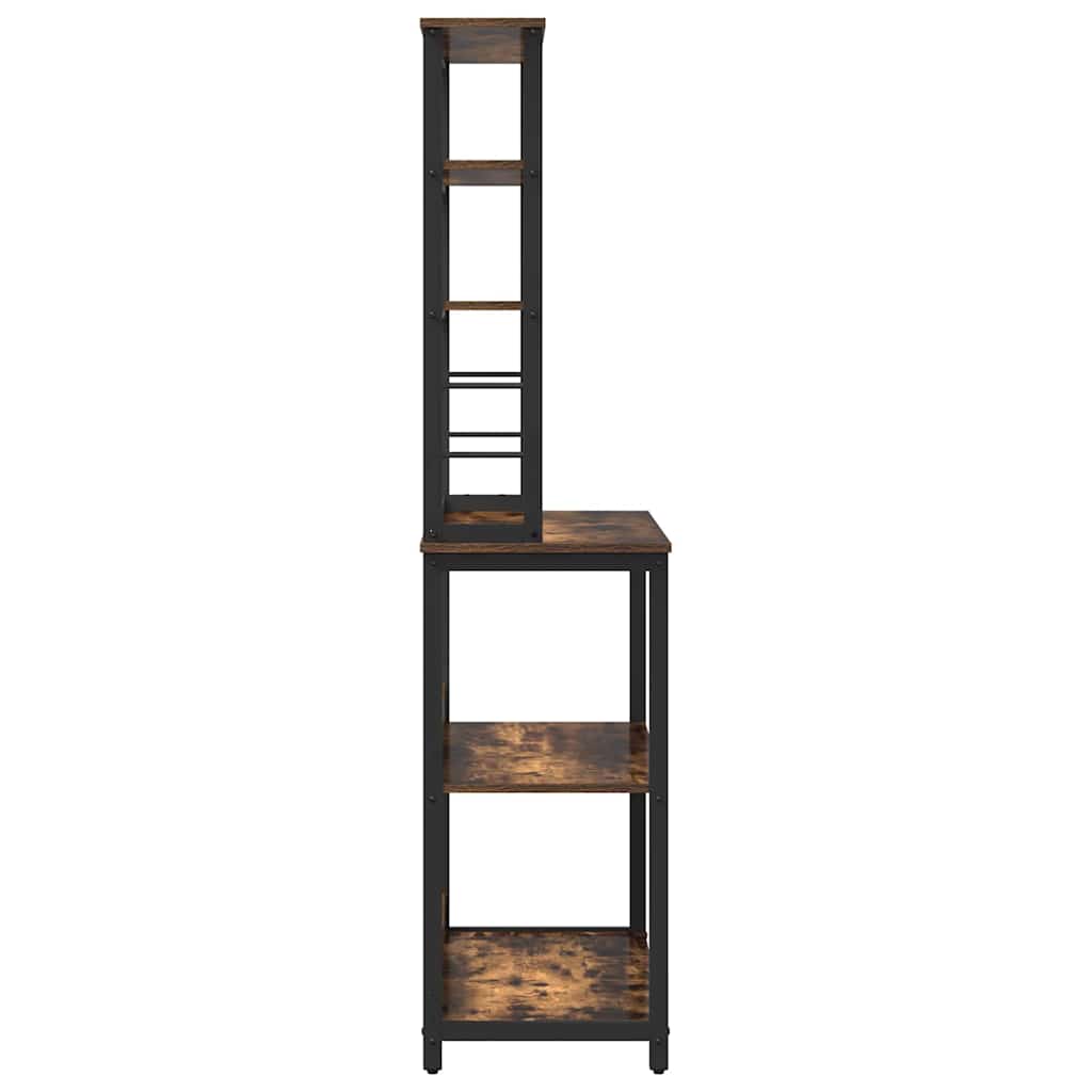 Küchenregal Geräucherte Eiche 80 x 40 x 168 cm Holzwerkstoff