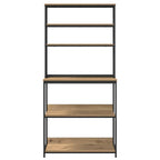 Küchenregal Artisan-Eiche 80 x 40 x 168 cm Holzwerkstoff