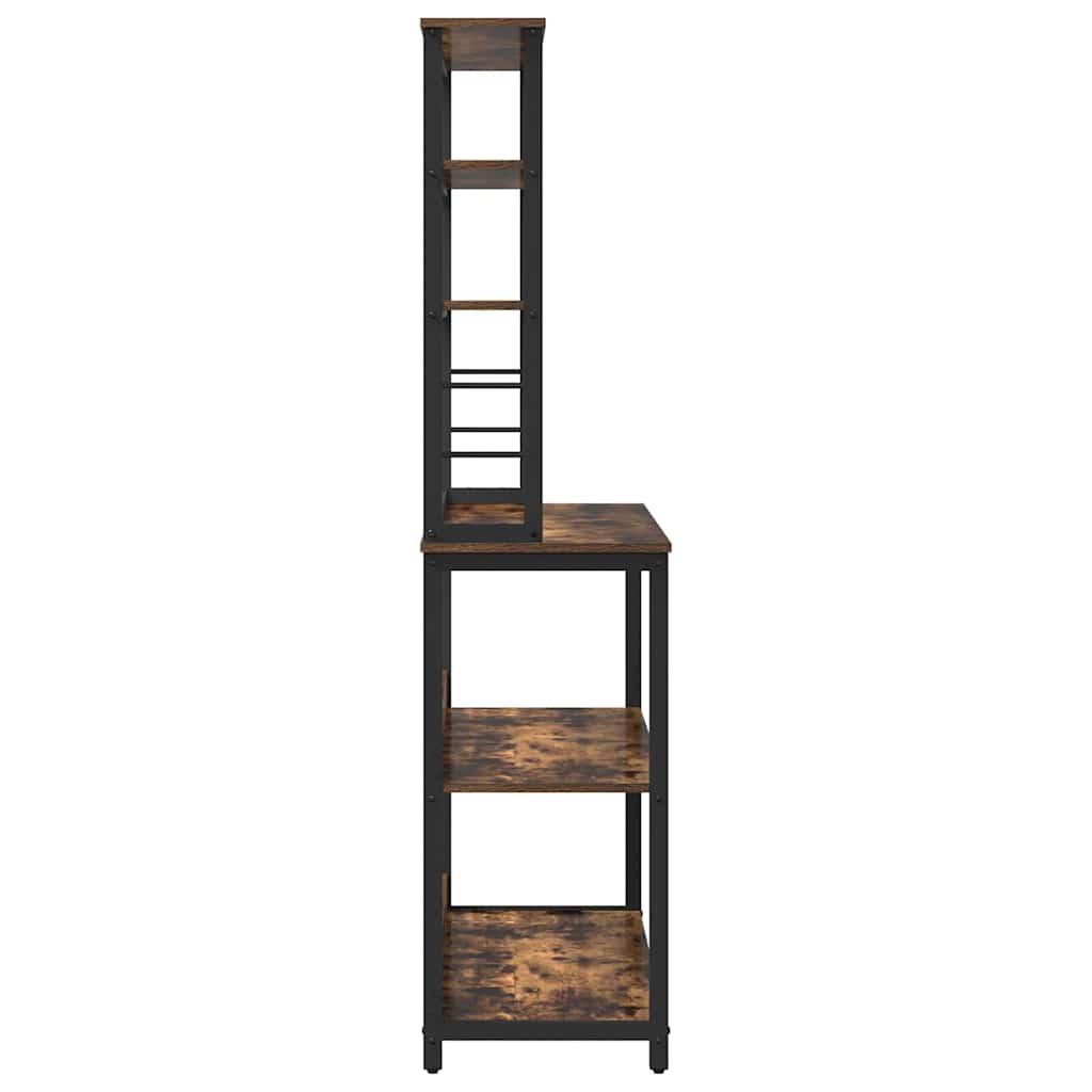 Küchenregal Geräucherte Eiche 100 x 40 x 168 cm Holzwerkstoff
