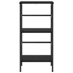 Bücherregal Schwarz Eichen-Optik 40 x 29,5 x 81 cm