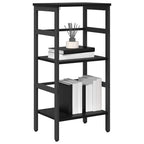 Bücherregal Schwarz Eichen-Optik 40 x 29,5 x 81 cm