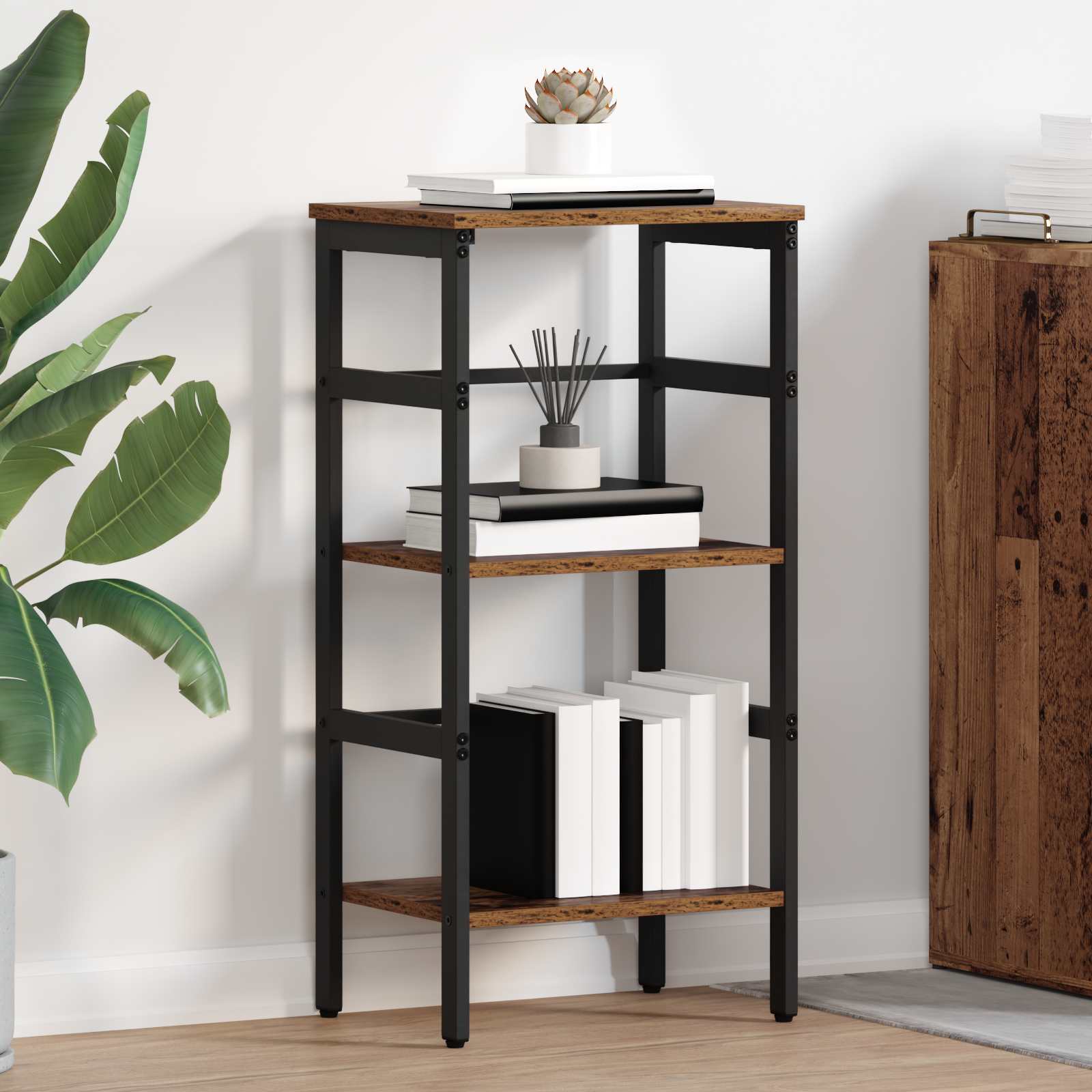 Bücherregal Altholz 40 x 29,5 x 81 cm Holzwerkstoff