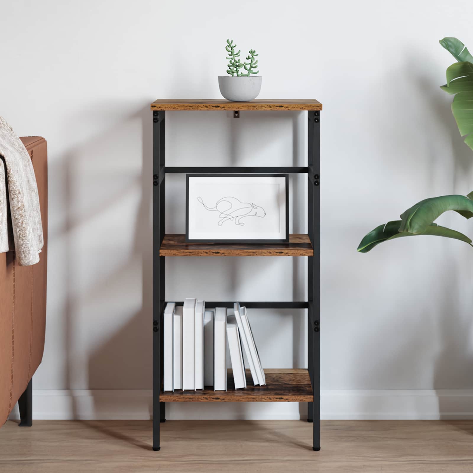Bücherregal Altholz 40 x 29,5 x 81 cm Holzwerkstoff