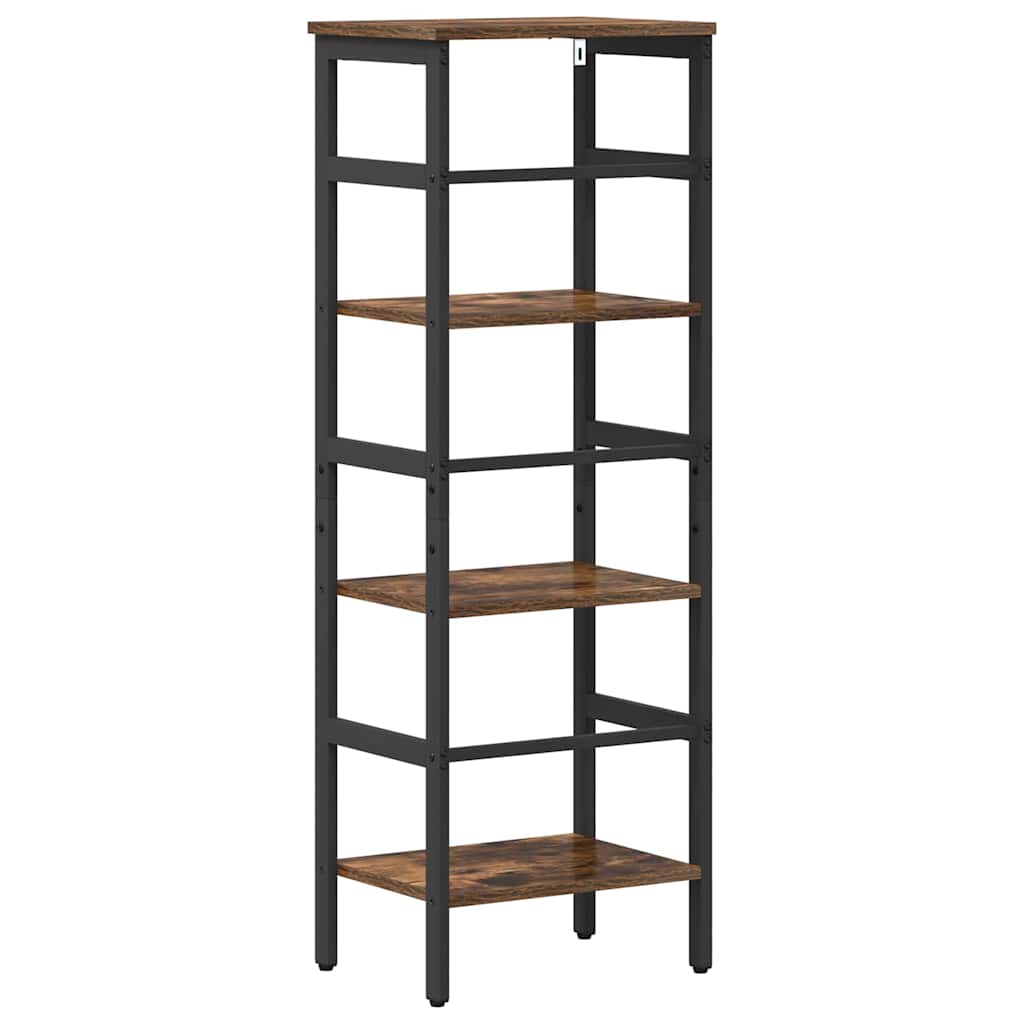 Bücherregal Geräucherte Eiche 40 x 29,5 x 115 cm Holzwerkstoff