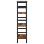 Bücherregal Geräucherte Eiche 40 x 29,5 x 115 cm Holzwerkstoff