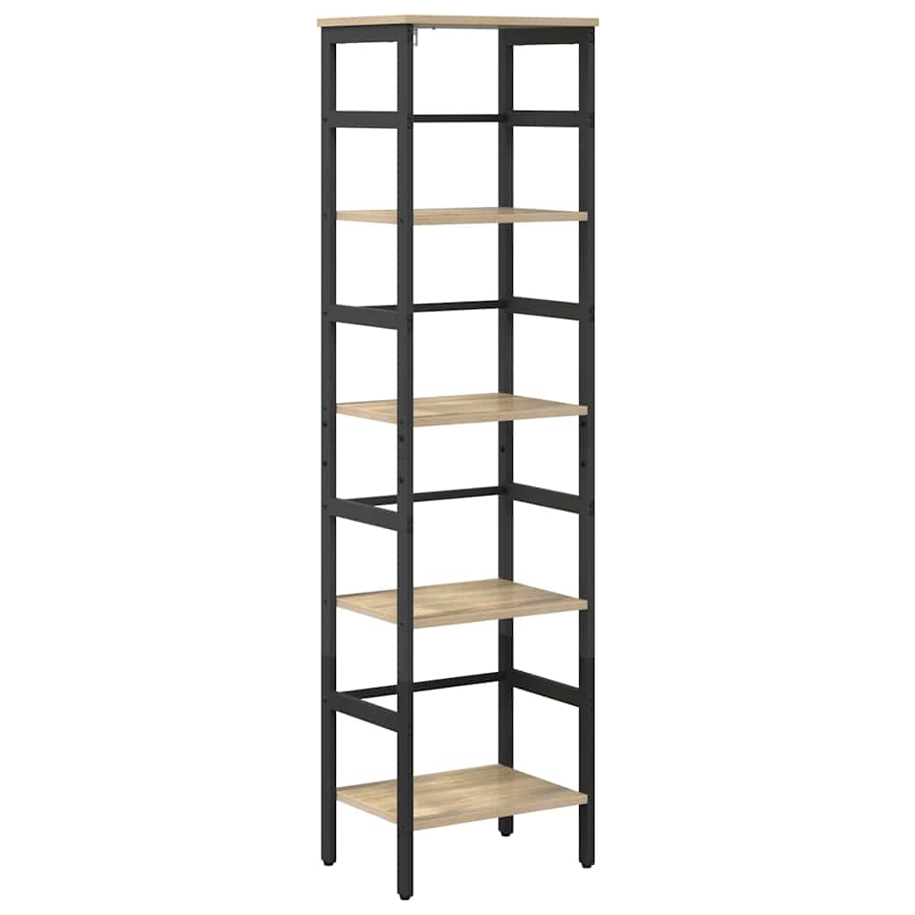 Bücherregal Sonoma-Eiche 40 x 29,5 x 149 cm Holzwerkstoff