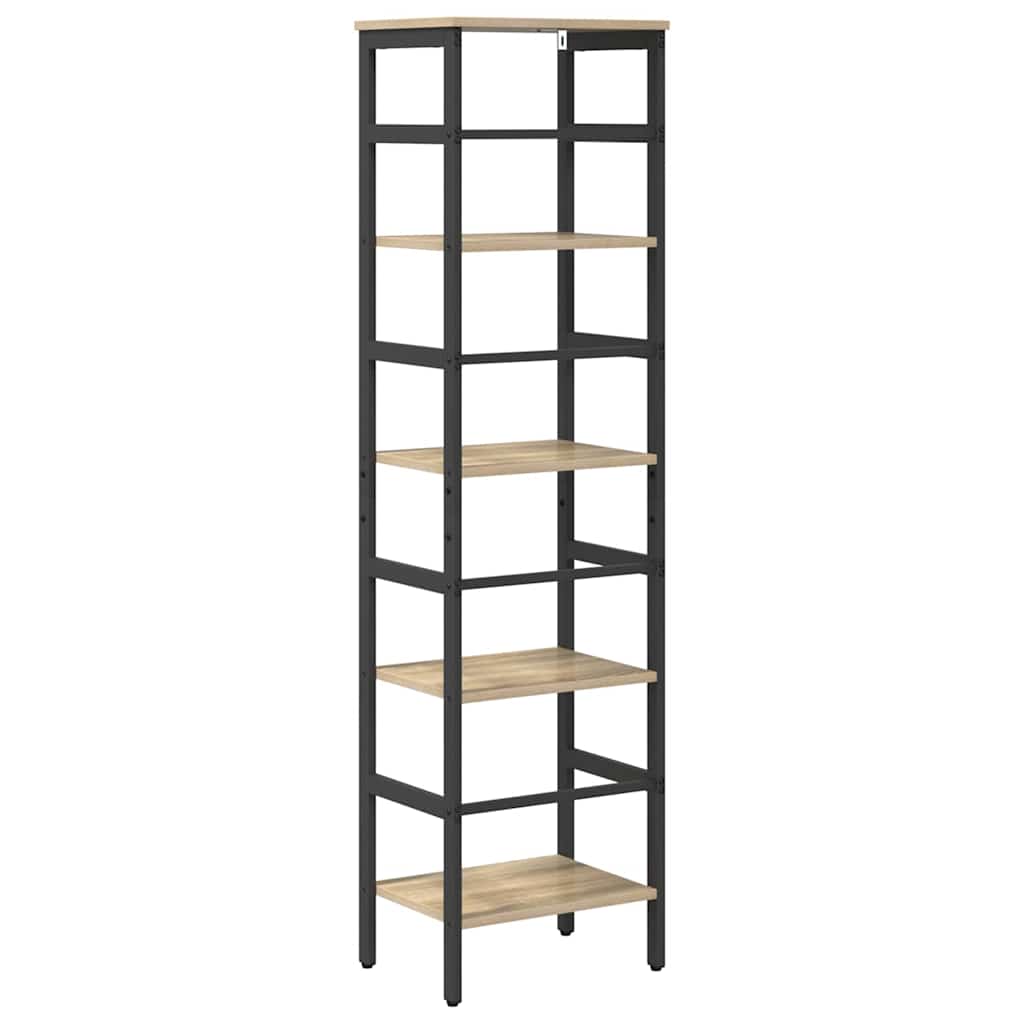 Bücherregal Sonoma-Eiche 40 x 29,5 x 149 cm Holzwerkstoff