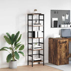 Bücherregal Geräucherte Eiche 40 x 29,5 x 149 cm Holzwerkstoff