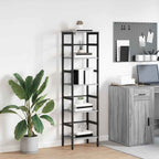 Bücherregal Graues Sonoma 40 x 29,5 x 149 cm Holzwerkstoff