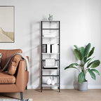 Bücherregal Graues Sonoma 40 x 29,5 x 149 cm Holzwerkstoff