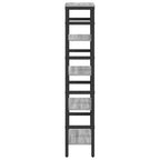 Bücherregal Graues Sonoma 40 x 29,5 x 149 cm Holzwerkstoff
