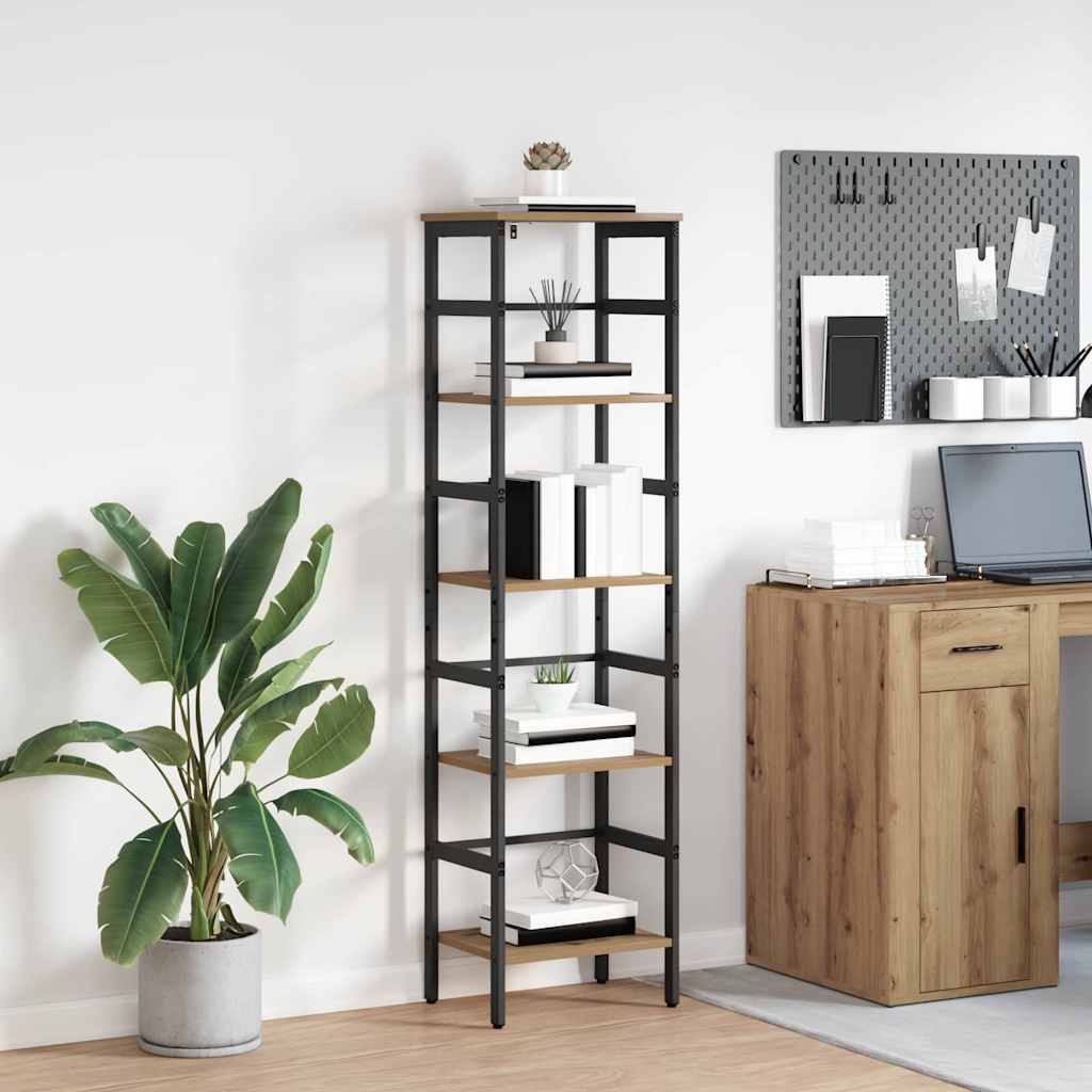 Bücherregal Artisan-Eiche 40 x 29,5 x 149 cm Holzwerkstoff