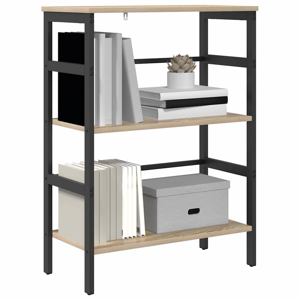 Bücherregal Sonoma-Eiche 60 x 29,5 x 81 cm Holzwerkstoff