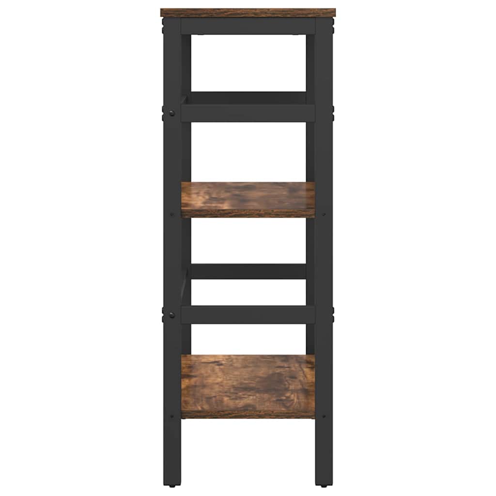 Bücherregal Geräucherte Eiche 60 x 29,5 x 81 cm Holzwerkstoff