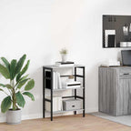 Bücherregal Graues Sonoma 60 x 29,5 x 81 cm Holzwerkstoff