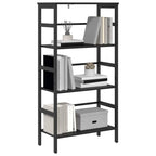 Bücherregal Schwarz Eichen-Optik 60 x 29,5 x 115 cm