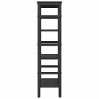 Bücherregal Schwarz Eichen-Optik 60 x 29,5 x 115 cm