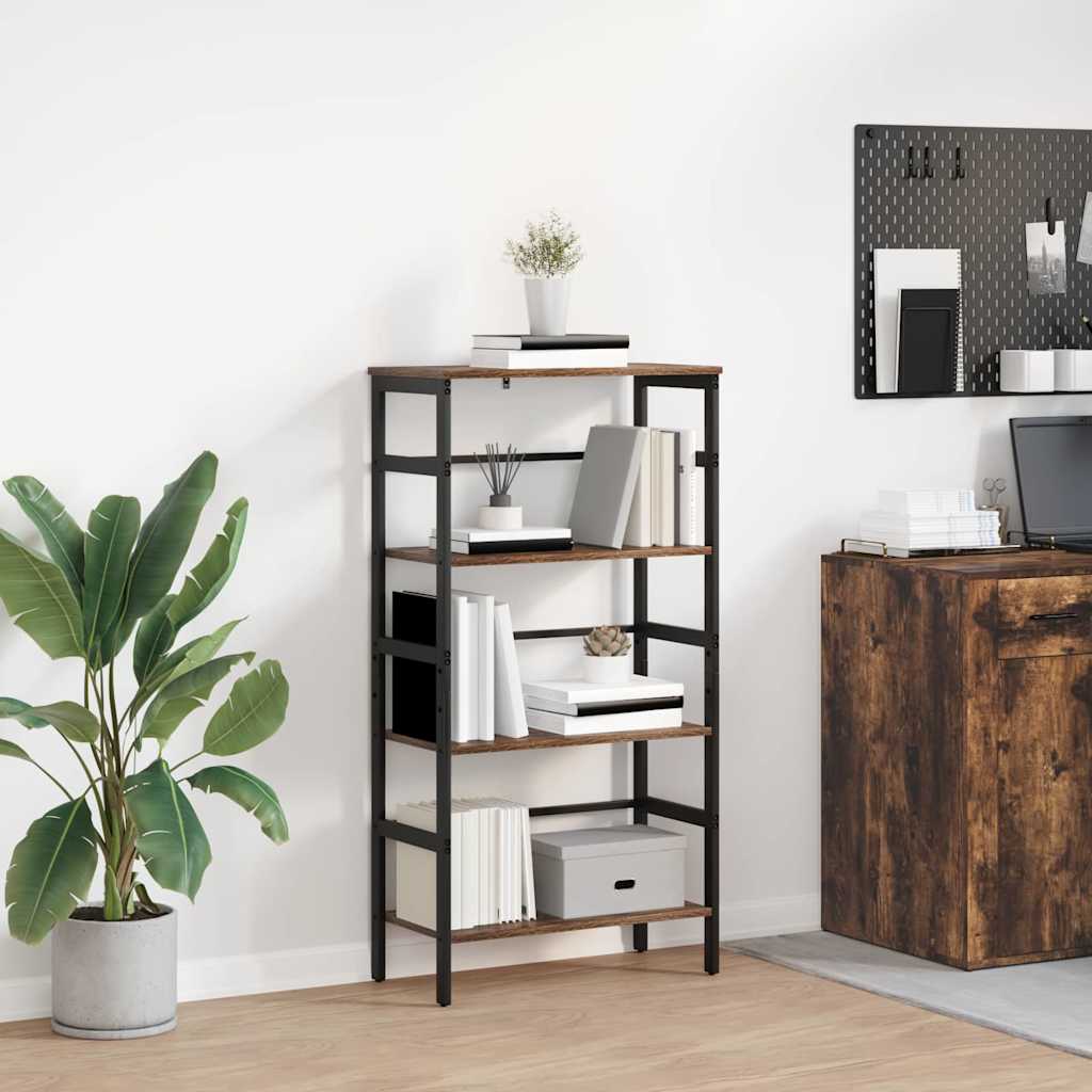 Bücherregal Geräucherte Eiche 60 x 29,5 x 115 cm Holzwerkstoff