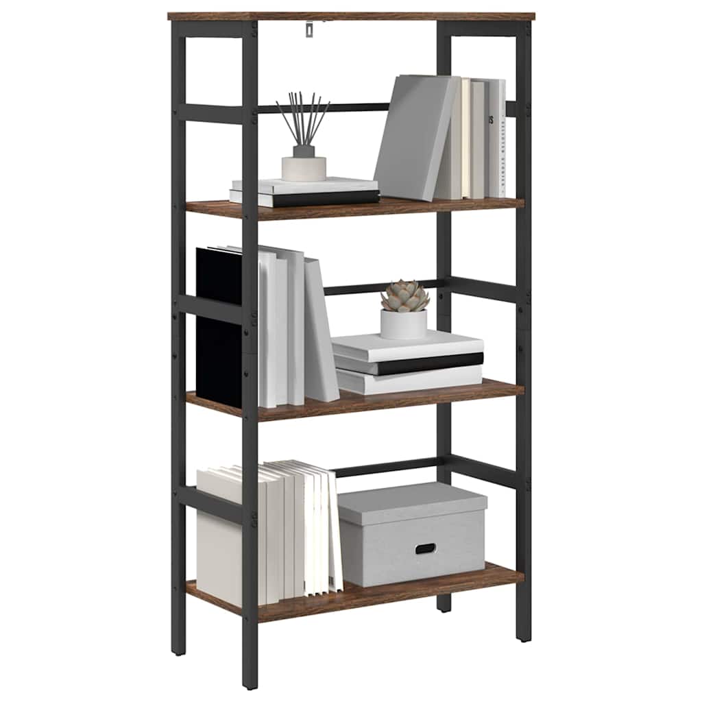 Bücherregal Geräucherte Eiche 60 x 29,5 x 115 cm Holzwerkstoff