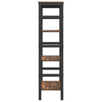 Bücherregal Geräucherte Eiche 60 x 29,5 x 115 cm Holzwerkstoff