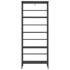 Bücherregal Schwarz Eichen-Optik 60 x 29,5 x 149 cm