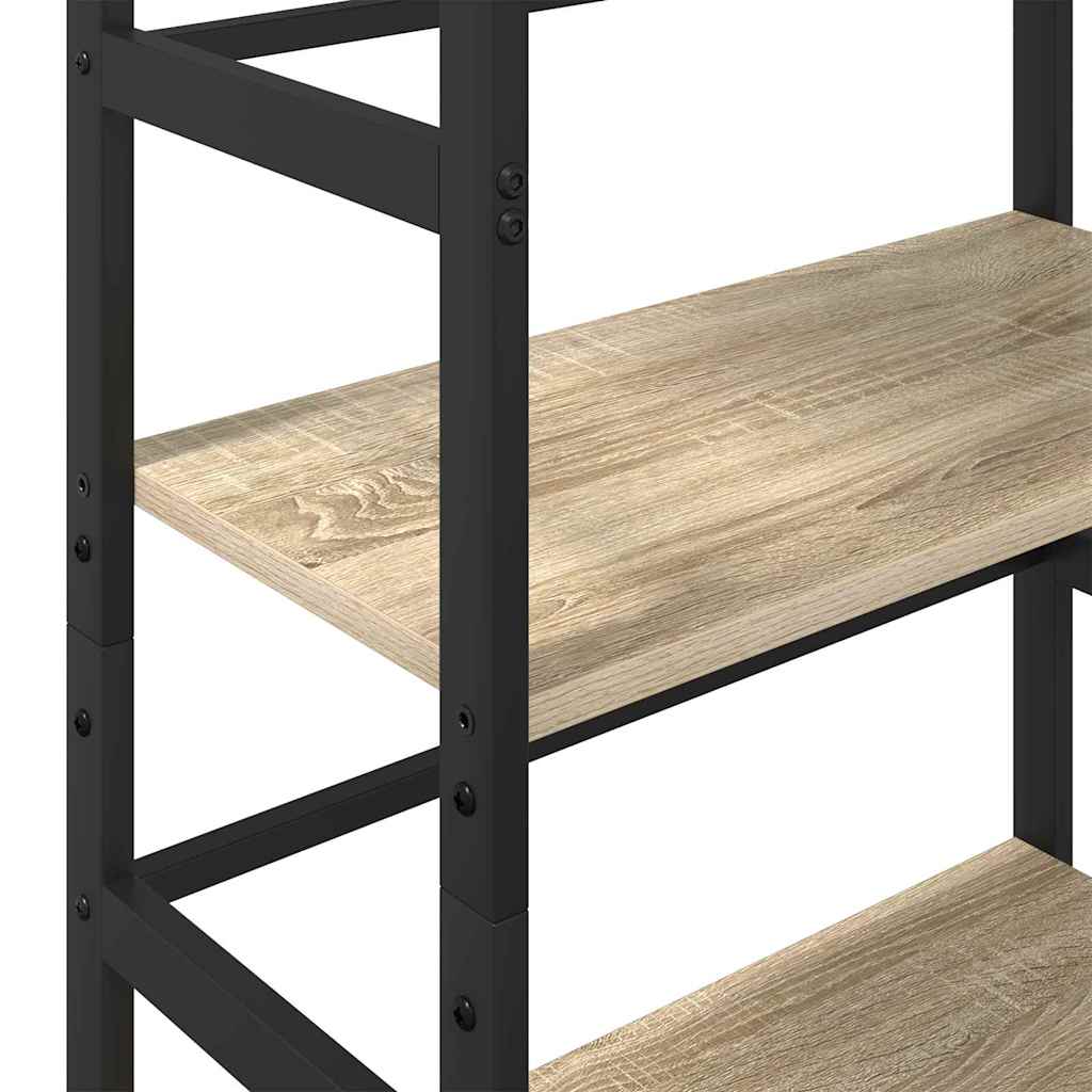Bücherregal Sonoma-Eiche 60 x 29,5 x 149 cm Holzwerkstoff