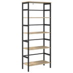 Bücherregal Sonoma-Eiche 60 x 29,5 x 149 cm Holzwerkstoff