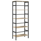Bücherregal Sonoma-Eiche 60 x 29,5 x 149 cm Holzwerkstoff