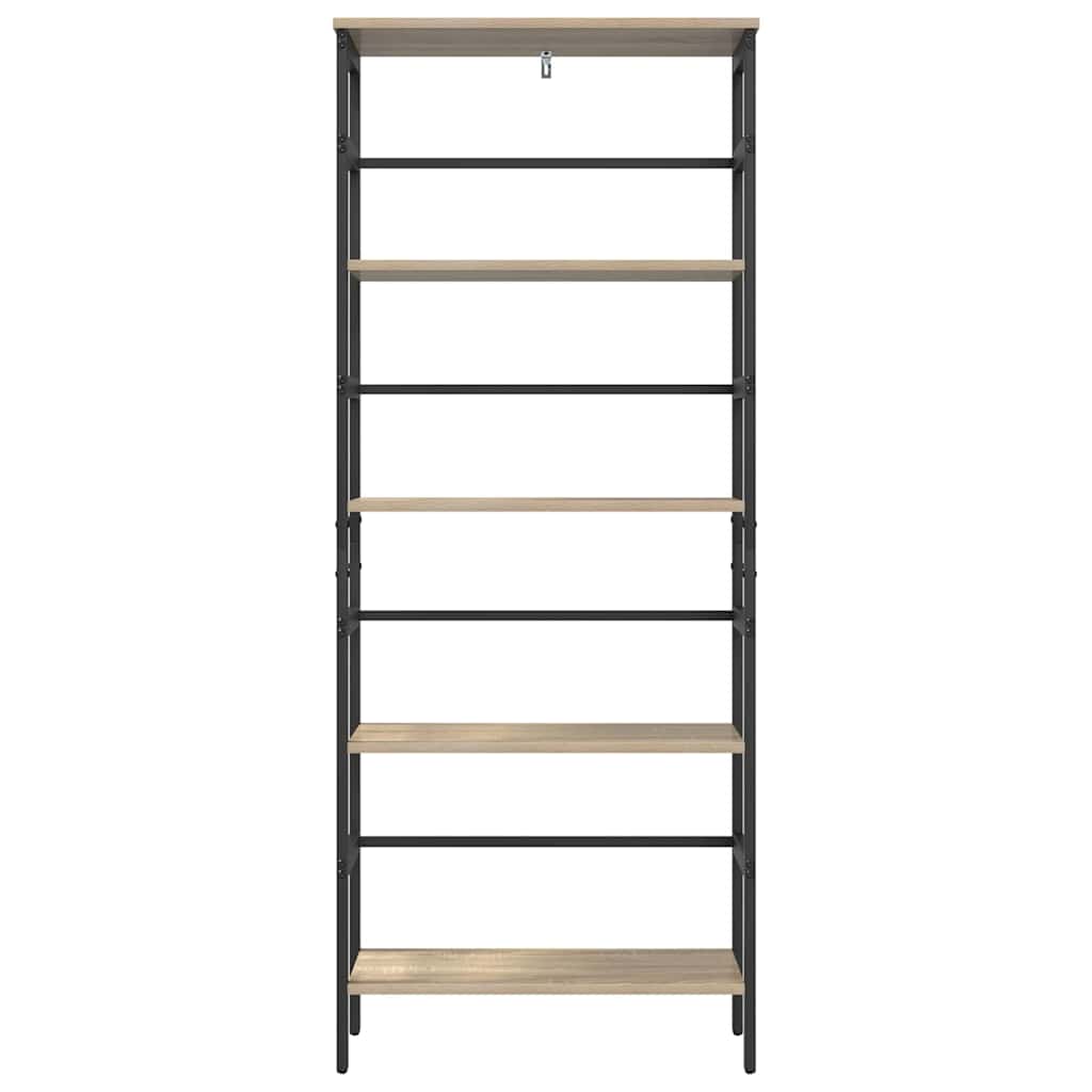 Bücherregal Sonoma-Eiche 60 x 29,5 x 149 cm Holzwerkstoff