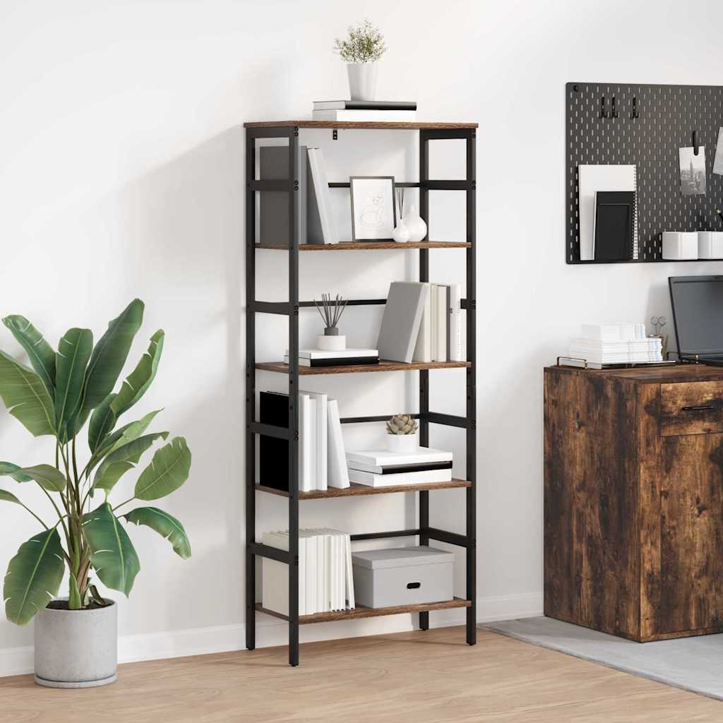 Bücherregal Geräucherte Eiche 60 x 29,5 x 149 cm Holzwerkstoff