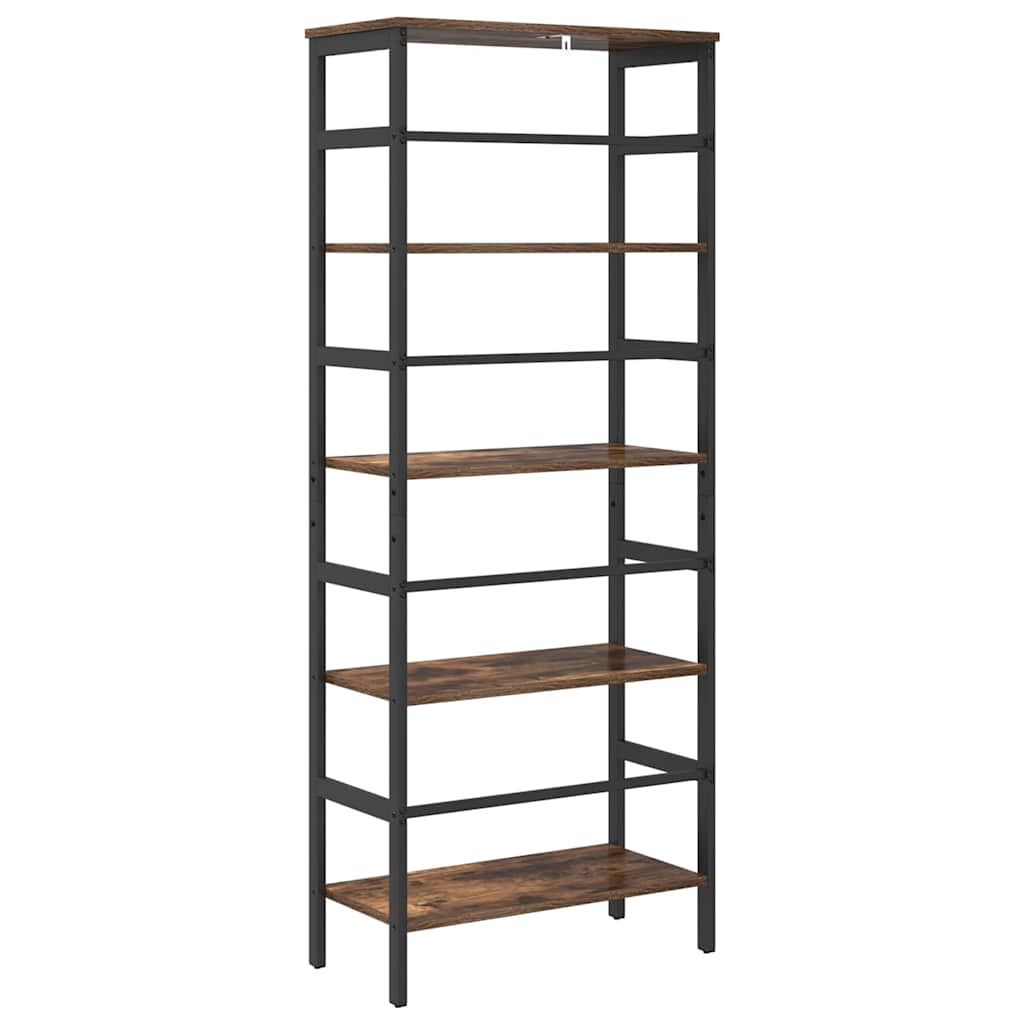 Bücherregal Geräucherte Eiche 60 x 29,5 x 149 cm Holzwerkstoff