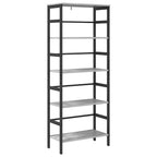 Bücherregal Graues Sonoma 60 x 29,5 x 149 cm Holzwerkstoff