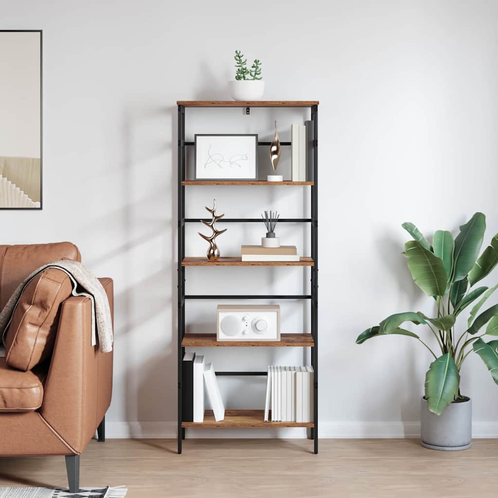 Bücherregal Altholz 60 x 29,5 x 149 cm Holzwerkstoff