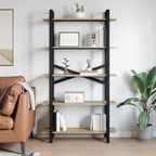 Bücherregal Sonoma-Eiche 100 x 33,5 x 178 cm Holzwerkstoff
