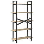 Bücherregal Sonoma-Eiche 100 x 33,5 x 178 cm Holzwerkstoff