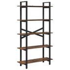 Bücherregal Geräucherte Eiche 100 x 33,5 x 178 cm Holzwerkstoff